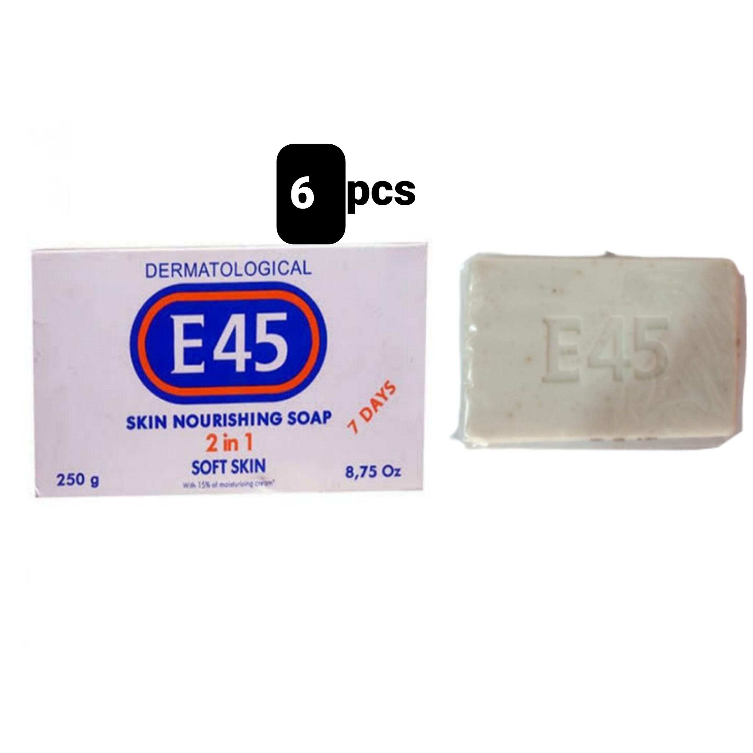 Picsart_22-02-07_20-54-36-104 E45 Nourishing soap 350g 6pcs - Image 1
