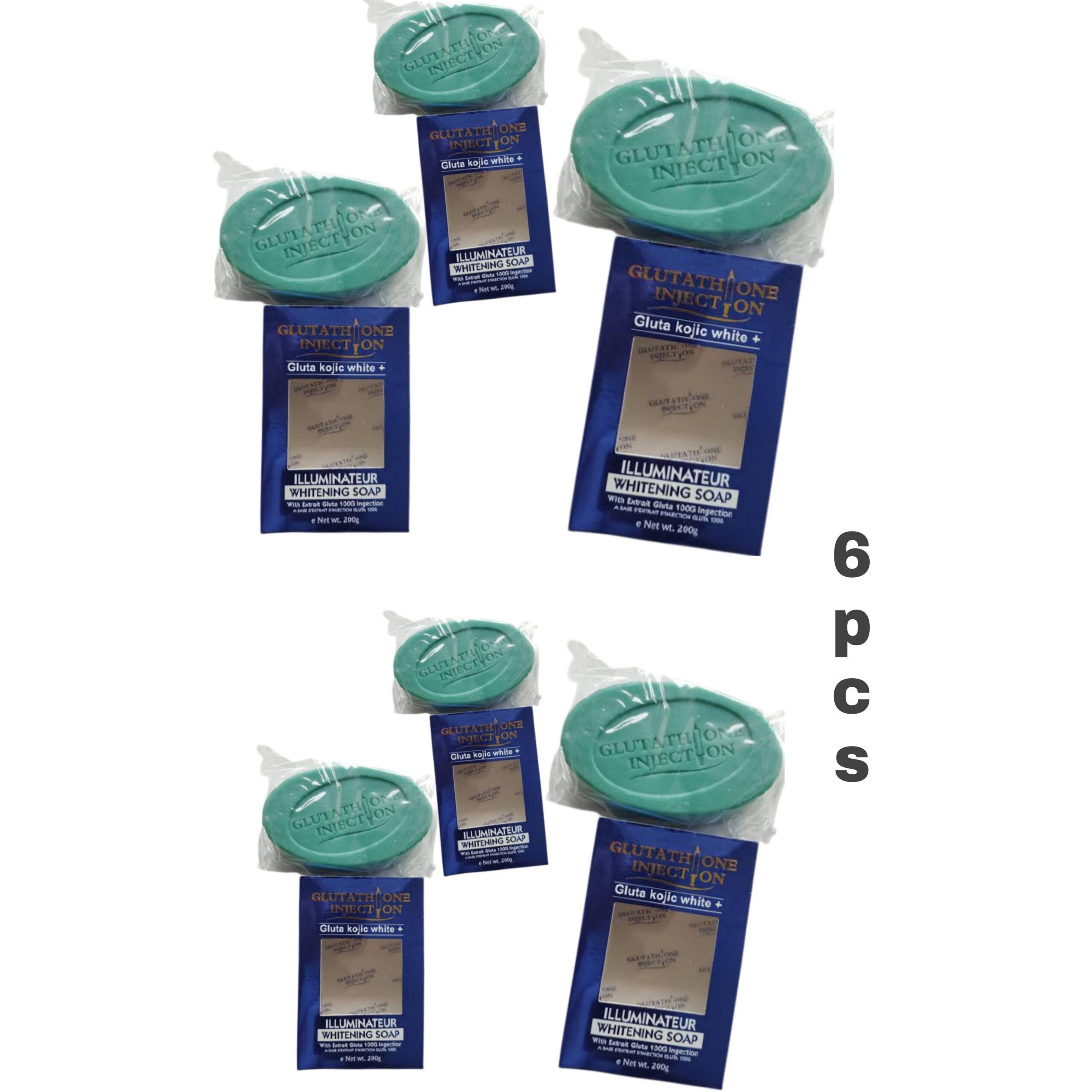 Glutathione Injection Illuminating soap 6pcs - Image 1