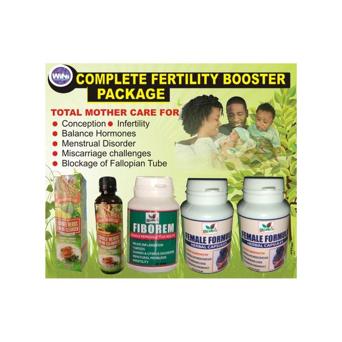 women fertilty package Edible Herbs Ltd Complete Fertility Booster, Cure Infertility, Fallopian Tube - Image 1