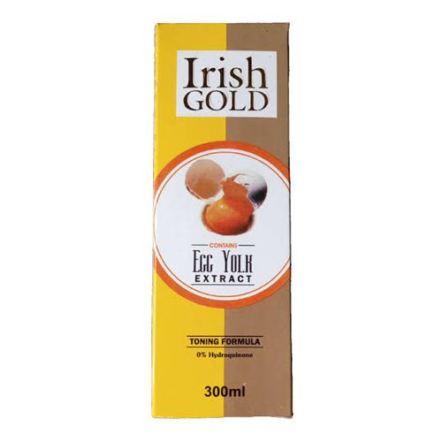 1 (76) Irish Gold Egg Yolk Extract Toning Body Lotion - 300ml - Image 1