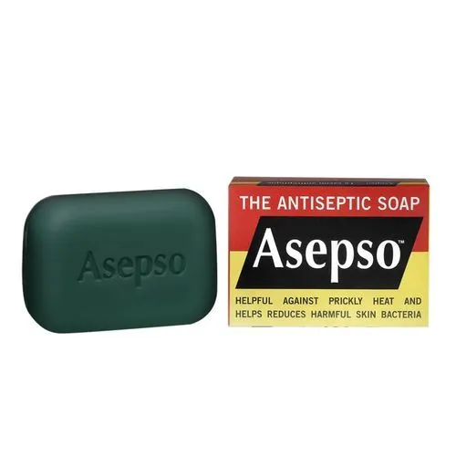 aq Asepso Antiseptic Soap With Antibacterial Agent 80g x 3 Pieces - Image 1