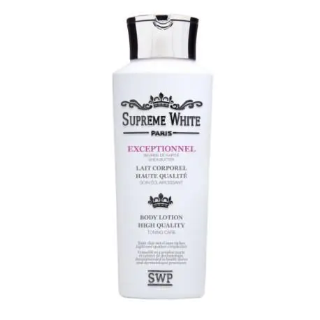sdfg4 SWP Supreme White Paris Exceptionnel Shea Butter Lightening Body Lotion High Quality 500ml - Image 1