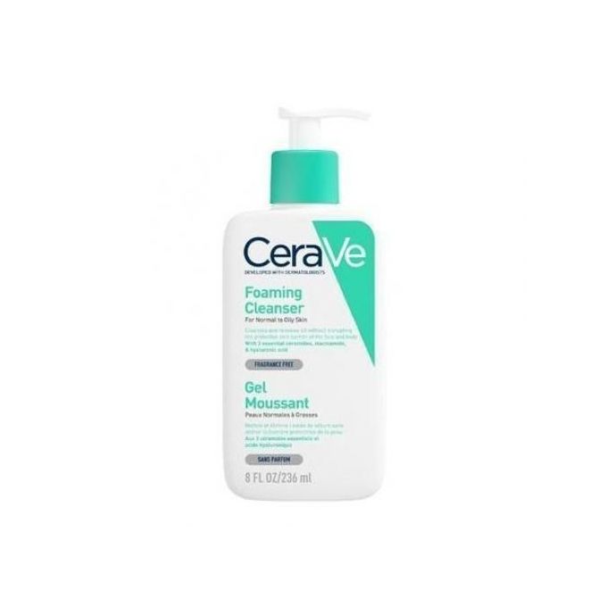 1Cerave Foaming Cleanser For Normal To Oily Skin 236ml (90) Cerave Foaming Cleanser For Normal To Oily Skin 236ml - Image 1