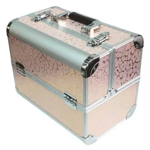 Make Up For You Professional Makeup Box - Gold & Silver.. - Image 1