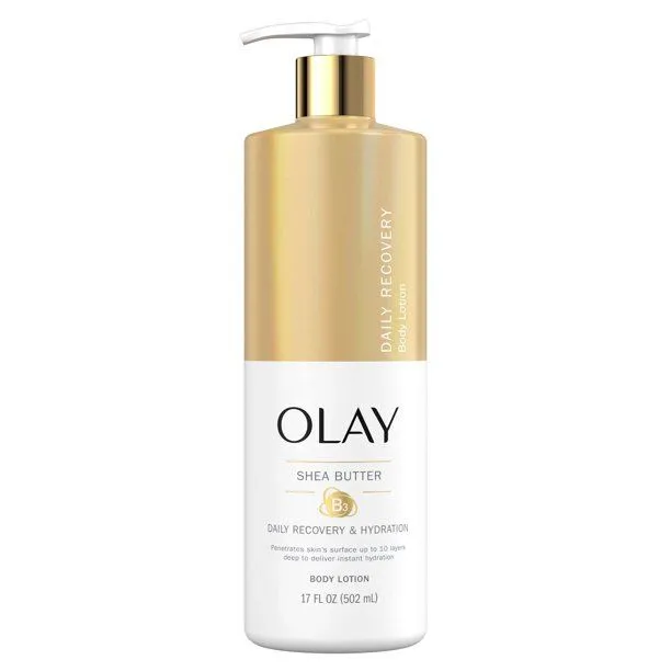 Olay Daily Recovery & Hydration Body Lotion With Shea Butter - 17 Fl oz (502ml) - Image 1