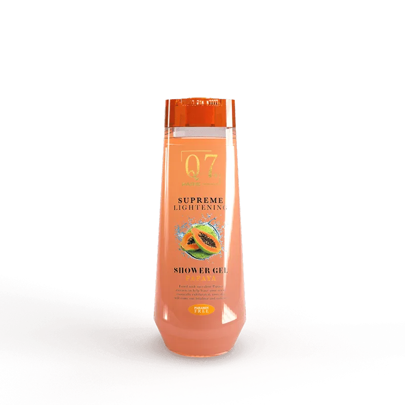 Q7 Paris Supreme Lightening Shower Gel: with Licorice and Papaya – 850ml - Image 1