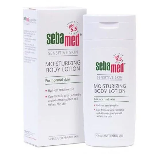 544e SebaMed Sensitive Skin Moisturizing Body Lotion For Normal Skin - 200ml - Image 1