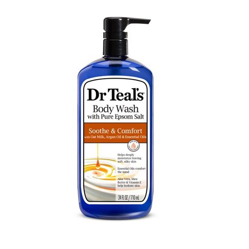Dr Teal's Soothe & Comfort Body Wash With Oat Milk, Argan Oil & Essential Oils - 24 Fl Oz / 710ml - Image 1