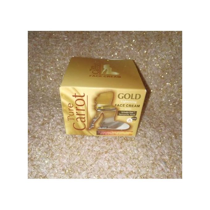Pure Carrot Gold Lightening Face Cream With Arbutin Fair Salicylic Acid - 30g - Image 1
