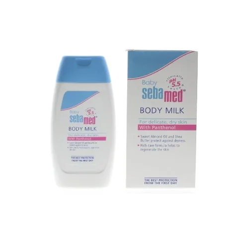 yr5 SebaMed Baby Body Milk With Panthenol For Delicate Dry Skin - 100ml - Image 1