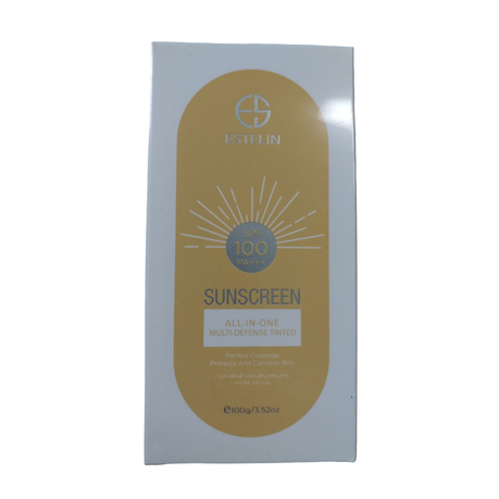 JHJJ Estelin Sunscreen All-In-One Multi-Defense Tinted SPF 100 PA+++ - 100g - Image 1