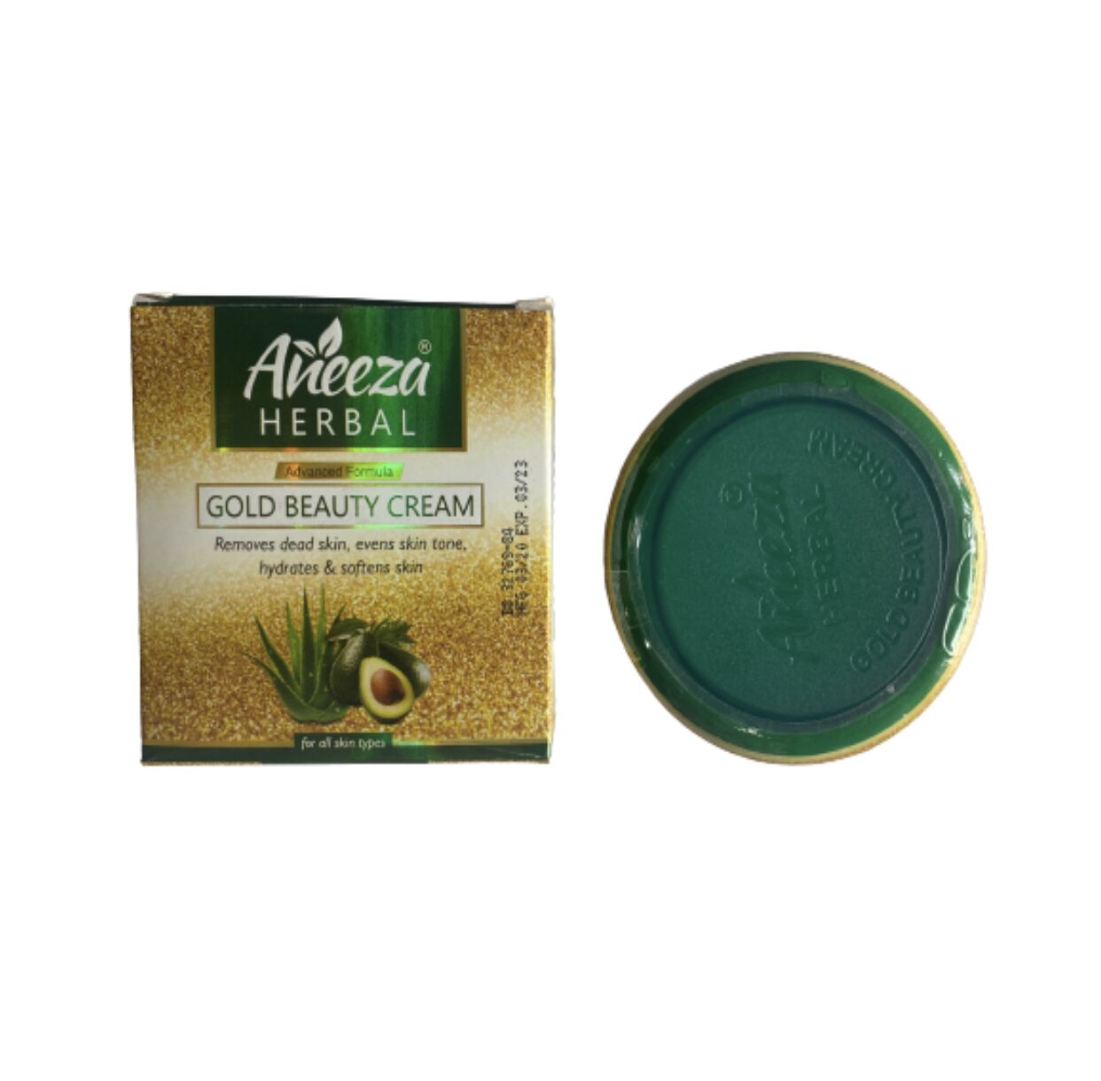849C5038-D1F4-44F2-AA9A-BDF4CF8C2578 Aneeza Herbal Gold Beauty Aneeza Cream - Removes Dead Skin & Hydrates - Image 1