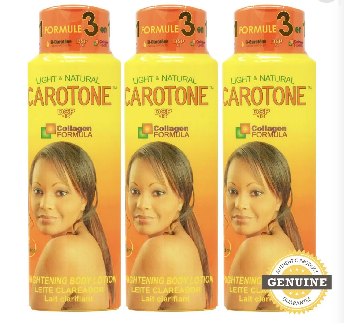 Carotone Light & Natural Brightening Body Lotion - Pack Of 3 - Image 1