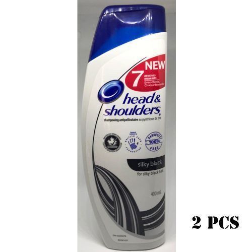 Head & Shoulders Silky Black Anti-dandruff Shampoo For Silky Black Hair -2 Pieces - Image 1