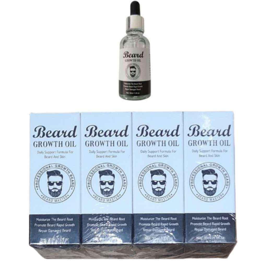 1000088125 Beard Growth Oil 30ml ×4pcs - Image 1