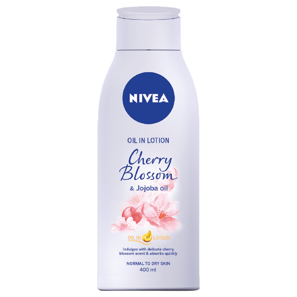Nivea Oil Infused Lotion With Cherry Blossom & Jojoba Oil - 400 ml - Image 1