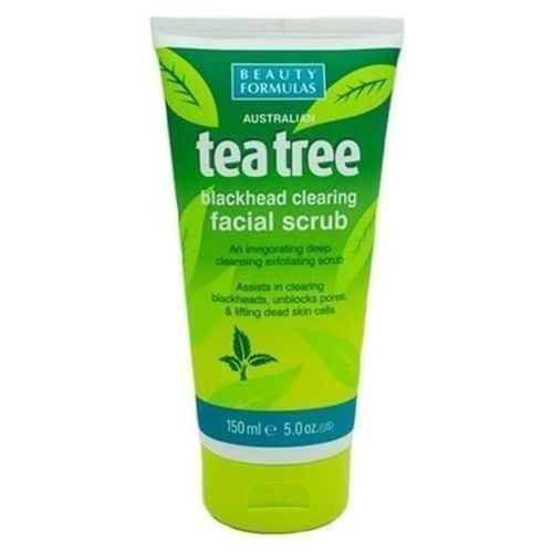 1 - 2025-04-15T164104.100 Australian Tea Tree Beauty Formulas Australian Tea Tree Blackhead Clearing Facial Scrub (150ml) - Image 1