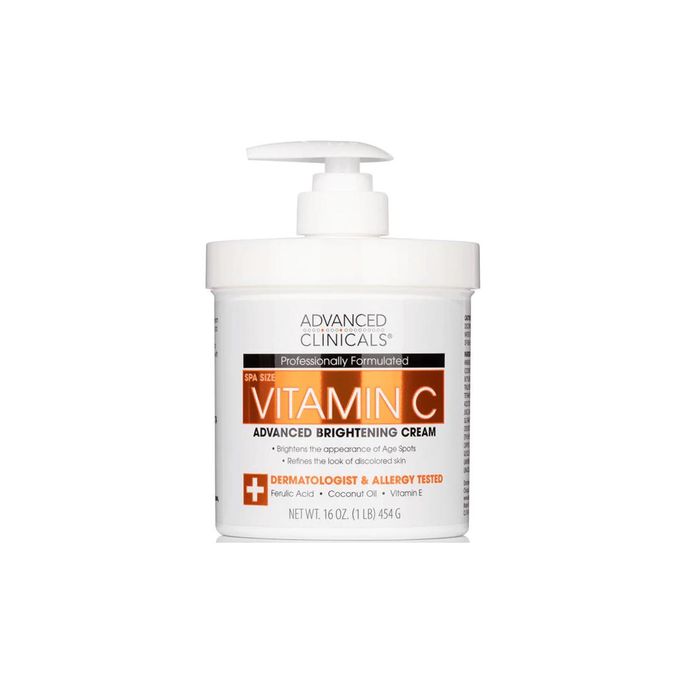 1 (64) Advanced clinicals Vitamin C Brightening Cream 16Oz 1L - Image 1