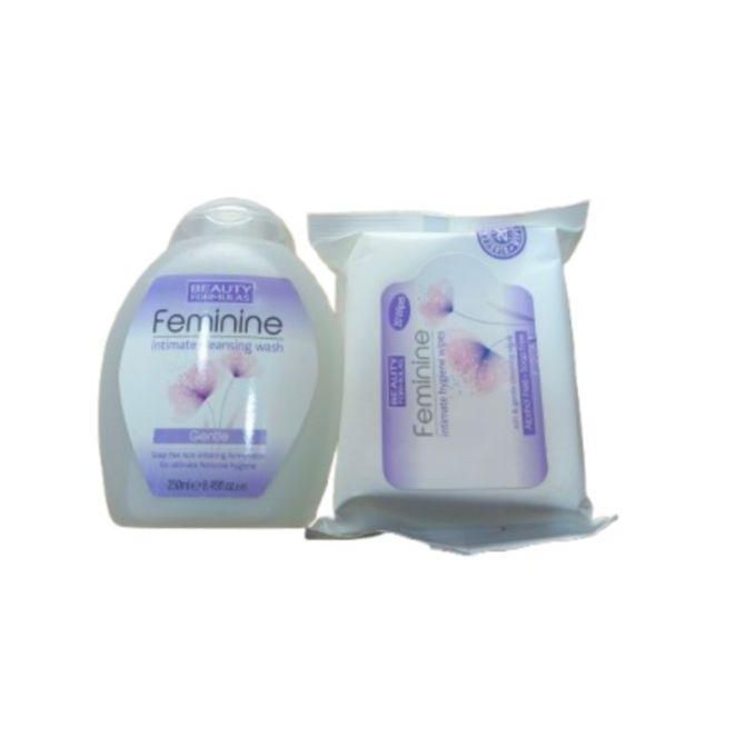 Beauty Formula lntimate Hygiene Scents Daily Feminine Vaginal Wipes and wash - Image 1