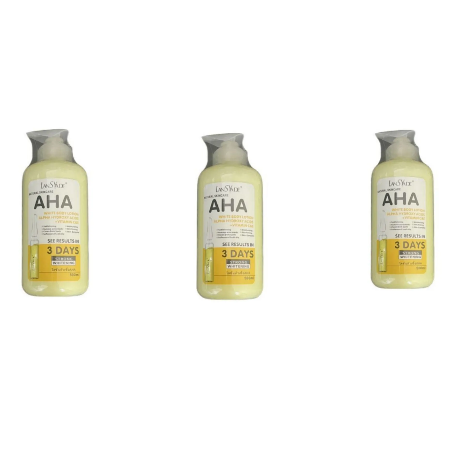Aha 3 days lotion ×3