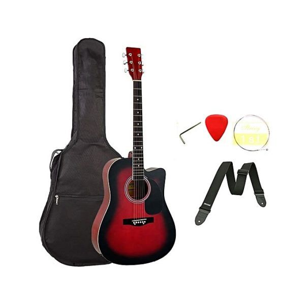 Generic Acoustic Box Guitar - Redburst