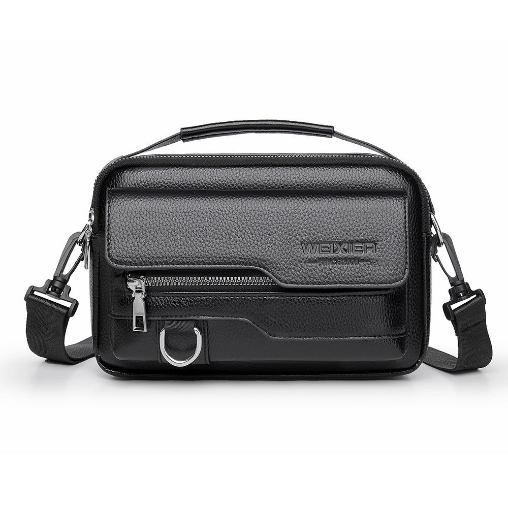 gvc.product.image_.1785620082094.b80faace-c9d3-448e-8928-8488d6ebabb7.jpeg D823 Men's Bag High Quality Leather Fashion Casual Men's Shoulder Bag Zipper Waterproof Chest Bag