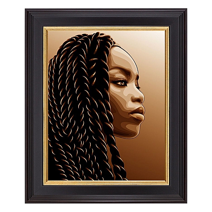 Photo Frame Sweet Memory Black 12 X 16 Inches Picture Frame Of Woman With Braids Main Market Online