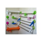 LEPA Bathroom Accessories 10pcs Towel Rack Shelf Hanger Bar Rail Hook Organizer Soap Dish