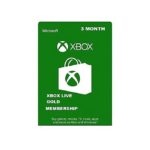 Microsoft Xbox Live 3 Month Gold Card