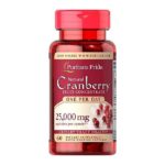 Puritan's Pride Cranberry 25,000mg- 60 Capsules