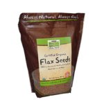 Now food Flax Seeds, Certified Organic - 16 oz.