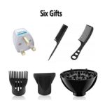 Generic 2200W Hair Dryer Professional Blow Hairdryer Low Noise Hot And Cold Wind Hair Styling Tools+ 6 Gifts - Image 5