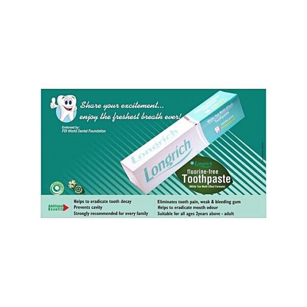Longrich White Tea Multi - Effect Toothpaste 200g - Image 4