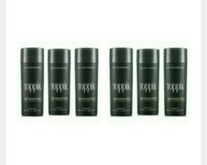 Toppik 27g Hair Building Fibers Black-6 Pieces