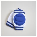 Generic Baby Knee Pad Kids Safety Crawling Elbow Cushion Infant Toddler Leg Warmer Knee Support Protector Baby Kneecap A Pair Blue