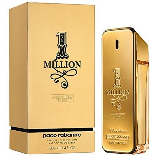 Paco Rabanne 1 Million Absolutely Gold - 100ml EDP Pure Perfume For Men ...