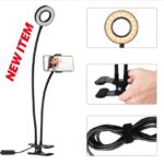 Generic Selfie Ring Light With Cell Phone Holder Stand For Live Stream/Makeup, LED Camera Lighting