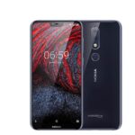 Nokia 6.1 Plus (Nokia X6) 5.8" (4GB RAM, 64GB ROM) Android 8.1,(16MP+5MP) + 16MP, 3060mAh, Hybrid Dual SIM 4G Smartphone-Blue