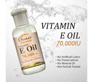 Disaar Naturals Vitamin E oil 70,000IU 3pcs - Image 2