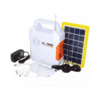 Kamisafe Rechargeable 8000mAh Solar Power Kit With Multimedia-audio System - Km-915 - Image 4