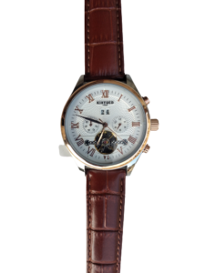 Kunyued Men's leather watch