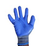 Protective Thick Clothe Hand Glove - Blue - Image 2