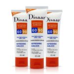 Disaar Sunscreen Cream Spf 90 Skin Protect Sunblock 80g - 3 Pieces