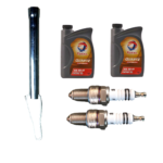 QUARTZ 9000 AMERICAN FULL SYNTHETIC ENGINE OIL SAE + 2 Spark Plug + Plug Spanner