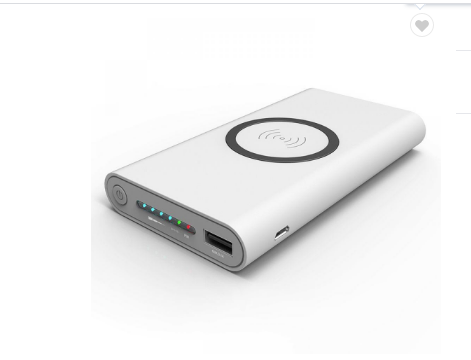 Qi Wireless Charger Portable Wireless Power Bank 10000mAh Type-c   (white) – Main Market Online