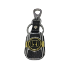 HUNDA Steel And Leather Key Holder