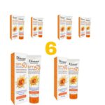 Disaar SPF 50 Sunscreen With UVA /UVB Protection & Vitamin C 50g X6(6 Pieces)
