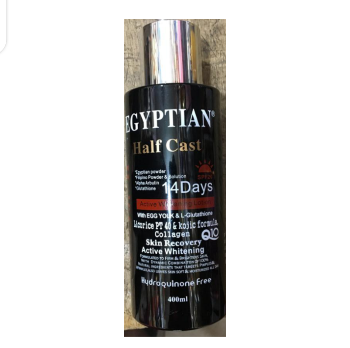 Egyptian Half Cast Active Whitening Lotion With Egg Yolk And L Glutathione 400ml Main Market Online 2593