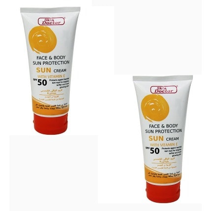 SKIN DOCTOR Sunscreen - SPF 50 FACE &BODY SUN PROTECTION With vitamin E SPF  50CREAM - Price in India, Buy SKIN DOCTOR Sunscreen - SPF 50 FACE &BODY SUN  PROTECTION With vitamin