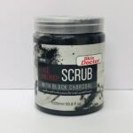 Skin doctor face and body scrub with black charcoal